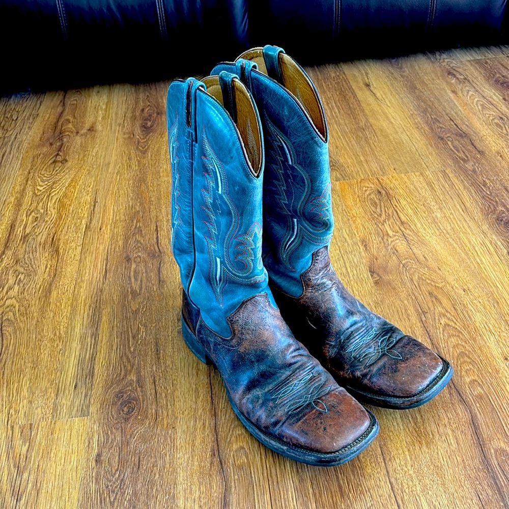 Old West Cowboy Boots Size 12 EE